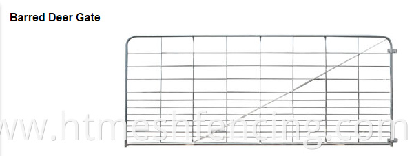 GALVANISED 7 RAIL GALVANISED METAL FARM FIELD SECURITY GATES/7 Bar Galvanised Field Gate